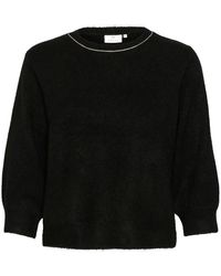 Kaffe - Schwarzer Deep Cc Pullover Sweater - Lyst