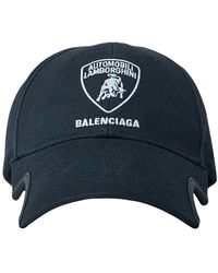 Balenciaga - Baseball Cap Mit Logo Motif - Lyst