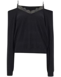IRO - Truien & Vesten ,Zwart ,Katoen Ivoire Sweater - Lyst