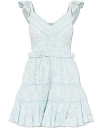 LoveShackFancy - Kleedjes ,Blauw ,Katoen Presline Jurk - Lyst
