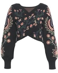 FARM Rio - V-Neck Knitwear - Lyst