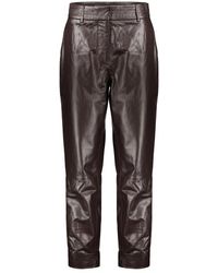 Moorer - Leather Trousers - Lyst