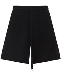 Amiri - Korte Broeken ,Zwart ,Crochet Mesh Short - Lyst
