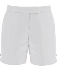 Thom Browne - Shorts de algodón con motivo pincord - Lyst