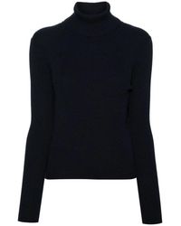 P.A.R.O.S.H. - P.A.R.O..H. ,Truien & Vesten ,Blauw ,Cut-Out Jumper - Lyst