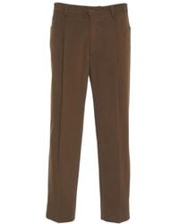 BRIGLIA - Straight Trousers - Lyst