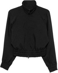 Y-3 - Hoodies & Sweatvesten ,Zwart ,Polyester Sport Uniform Adaptieve Track Top - Lyst