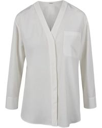 Max Mara - Chicca Cotton Poplin Shirt - Lyst