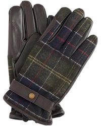 Barbour - Accessoires ,Groen ,Wol Tartan Wollen Handschoenen Voor Mannen En Vrouwen - Lyst