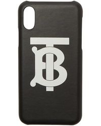 Burberry - Iphone X/xs Case Unisex Black - Lyst