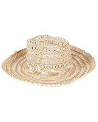 Exquisite J - Raffia Sombrero Hut - Lyst