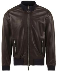 The Jack Leathers - Jassen ,Bruin ,Leer Dennis Jacket - Lyst