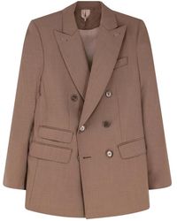 Max Mara - Jassen ,Wol Double-Breasted Blazer - Lyst
