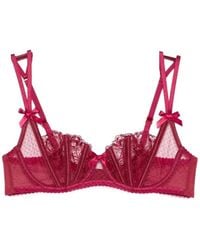 Agent Provocateur - Ondergoed ,Rood ,Nylon Rosia Bra - Lyst