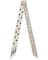 Longchamp - Silk Scarf Paris - Lyst