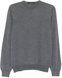 Tagliatore - Wollpullover Mit Rundhalsausschnitt - Lyst