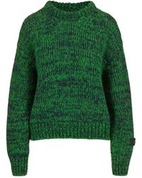 Iceberg - Bunter Rundhalsausschnitt-Pullover Mit Bequemer Passform Aus Wolle Und Alpakamischung - Lyst