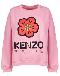 KENZO - Regular sweatshirt mit boke flower logo - Lyst