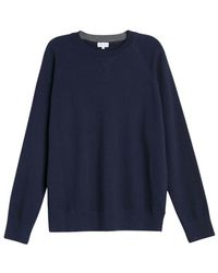 Mey Story Rundhals-Nacken-Sweatshirt. - Blau