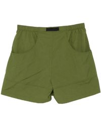 The North Face - Fitness ,Groen ,Nylon Box Nylon Short Met Riem - Lyst