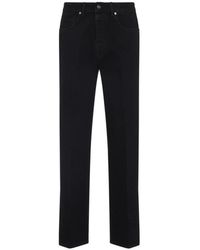 Givenchy - Jeans ,Zwart ,Katoen Zwarte Broek Voor Mannen - Lyst