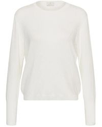 Kaffe - Truien & Vesten ,Wit ,Wol Lizza Argyle Pullover - Lyst