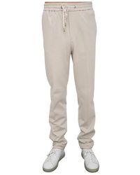 Peserico - Katoenen Jogger Broek - Lyst