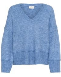 Kaffe - V-Neck Knitwear - Lyst