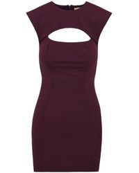 Aniye By - Kleedjes ,Bruin ,Polyester Mini Jurk - Lyst