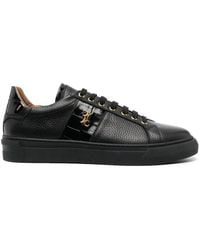 Billionaire - Schwarze lo-top casual sneakers - Lyst