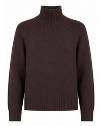 Michael Kors - Truien & Vesten ,Bruin ,Wol Wol Trui Met Coltrui - Lyst