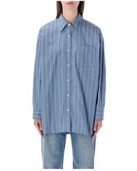 A.P.C. - Gestreept Katoenen Overhemd - Lyst