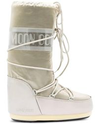 Moon Boot - Schoenen ,Grijs ,Leer Icon Glance Boots - Lyst