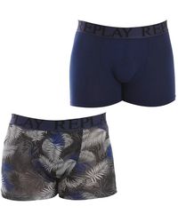 Replay - Comfortabele Elastische Katoenen Boxershorts - Lyst