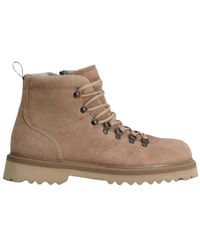 Woolrich - Schoenen ,Bruin ,Suède Suede Wandelschoen Enkellaars - Lyst