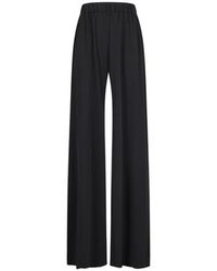 ANDAMANE - Broeken ,Zwart ,Polyester Lena Wide Pants - Lyst