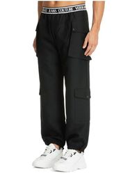 Versace Jeans Couture - Logo hose mit elastischem bund - Lyst
