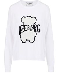 Iceberg - Round-Neck Knitwear - Lyst
