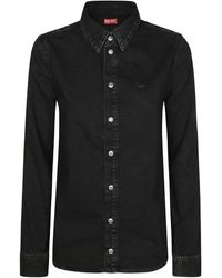 DIESEL - Overhemden ,Wit ,Denim Stijlvolle Shirt Voor Mannen - Lyst