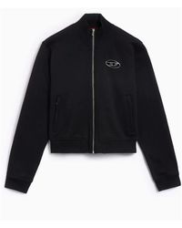 DIESEL - F-Flacin Zip-Up Sweatshirt - Lyst