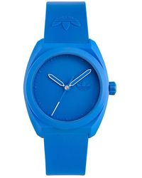adidas - Accessoires ,Blauw ,Project Three Blauw Quartz Horloge - Lyst