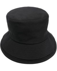 Sacai - Bucket Hat Mit Doppeltem Schirm - Lyst
