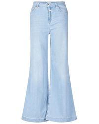 Closed - High-waist wide-leg jeans - Lyst