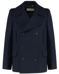 Dries Van Noten - Double-Breasted Jas - Lyst