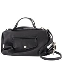 Simone Rocha - Tassen ,Zwart ,Katoen Mini Biker Riemtas - Lyst