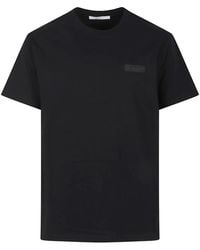 Givenchy - T-Shirt Van Katoen Met Paris-Borduursel - Lyst