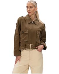 My Essential Wardrobe - Jassen ,Groen ,Katoen Mwlyon Short Jacket - Lyst