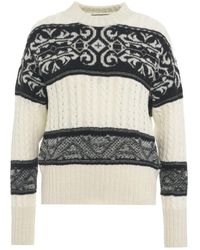 Akep - Weiße strickware aw24 handwäsche - Lyst