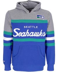 Mitchell & Ness - Hoodies & Sweatvesten ,Veelkleurig ,Katoen Seattle Seahawks Nfl Headcoach Hoodie - Lyst