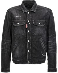 DSquared² - Boxy Jean Denim Jacket - Lyst